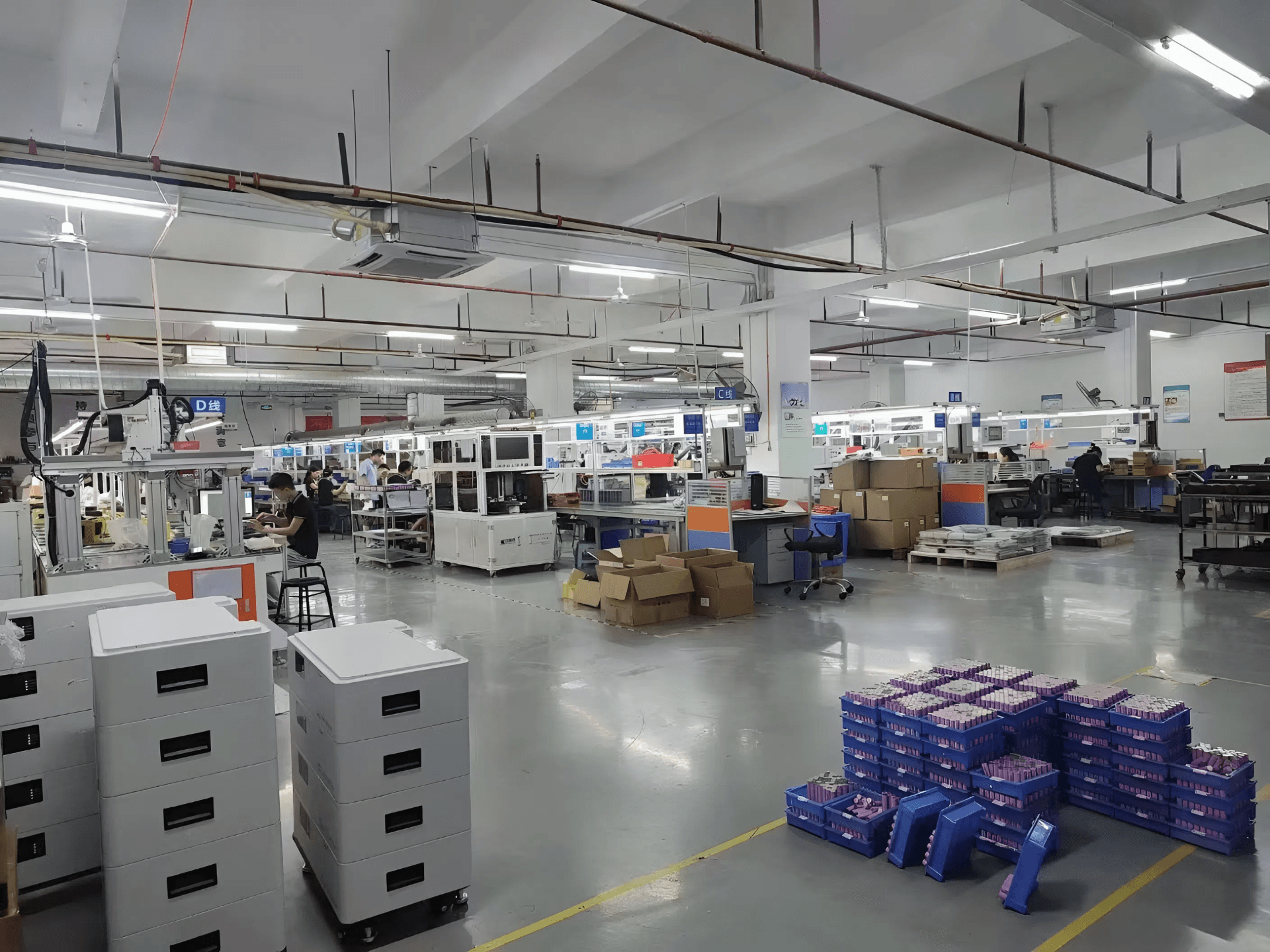 Factory workshop overview